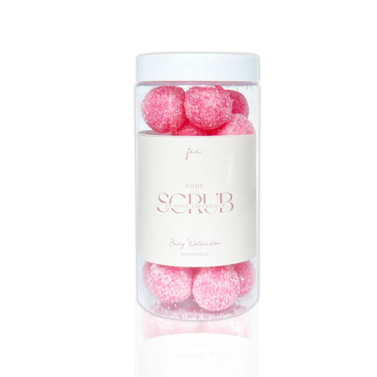 Juicy Watermelon Fii Body Scrub Balls (24pcs)