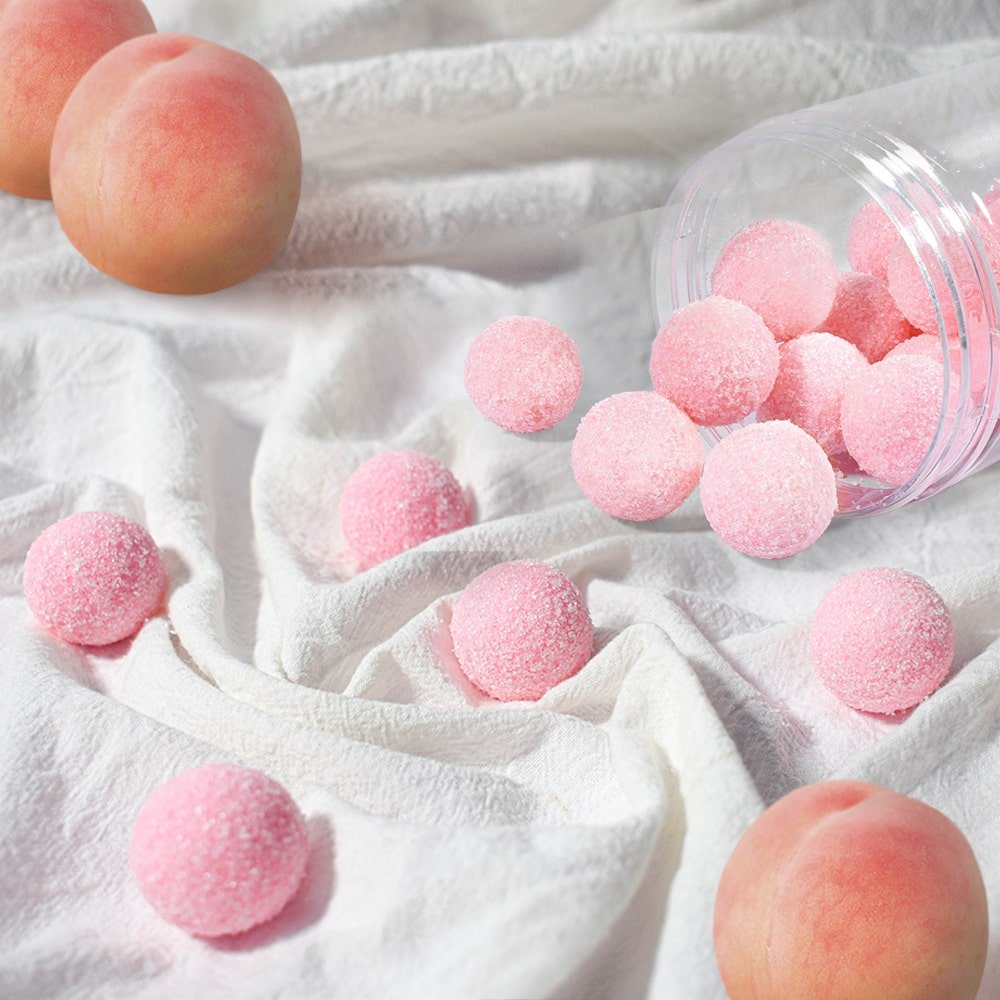 Mellow Peach Fii Body Scrub Balls (12 Pcs)